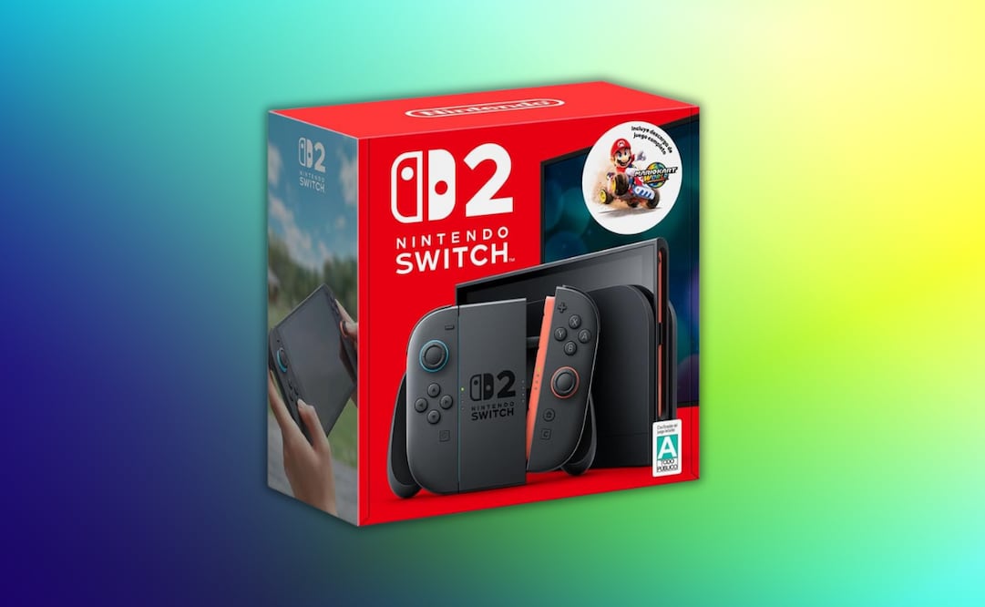 Tras agotarse en preventa, el Nintendo Switch 2 está disponible nuevamente, te decimos en dónde comprarlo FOTO: NINTENDO / AMAZON MÉXICO