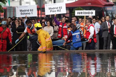 Realizan macrosimulacro en conmemoración de los sismos de 2017 y 1985