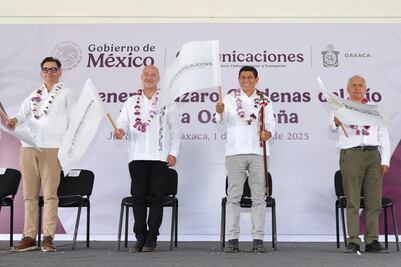 Arranca Plan General Lázaro Cárdenas en Juxtlahuaca, Oaxaca; intervendrán más de mil kilómetros de carreteras en la región