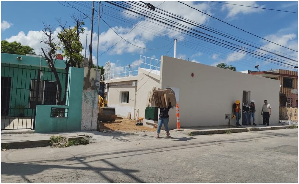 Bloquean calles por falta de electricidad en Yucatán. Foto: Especial