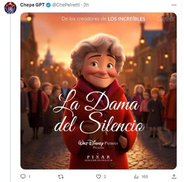 La Mataviejitas versión Pixar. Foto: Twitter