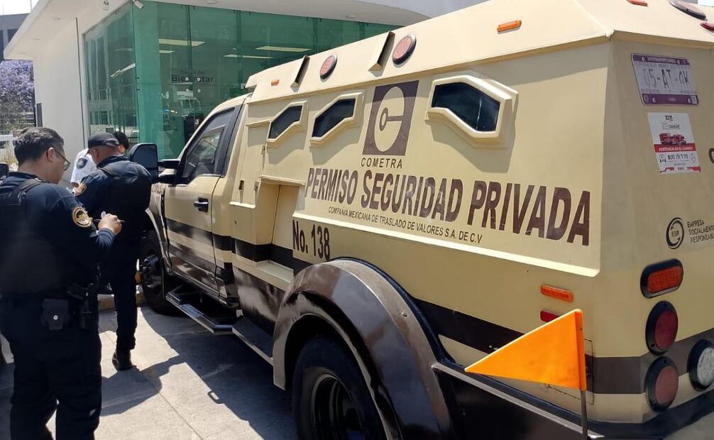 Camioneta implicada en el robo (19/03/2025). Foto: Especial