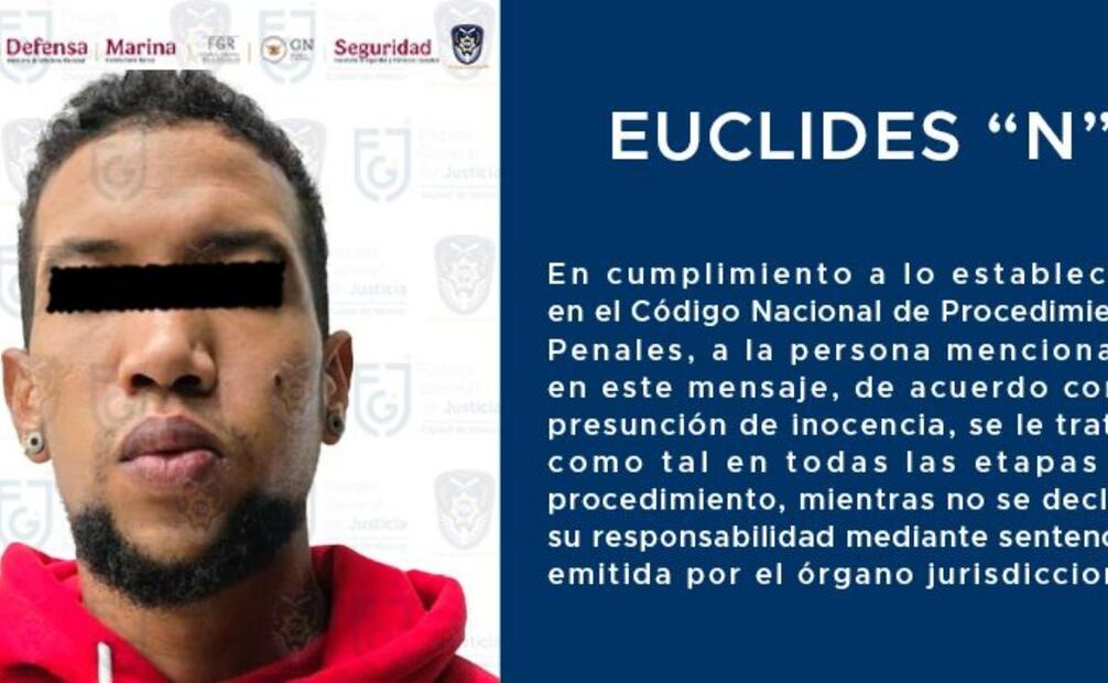 Detienen a Euclides “N”, está acusado del feminicidio de dos venezolanas. Foto: X @FiscaliaCDMX