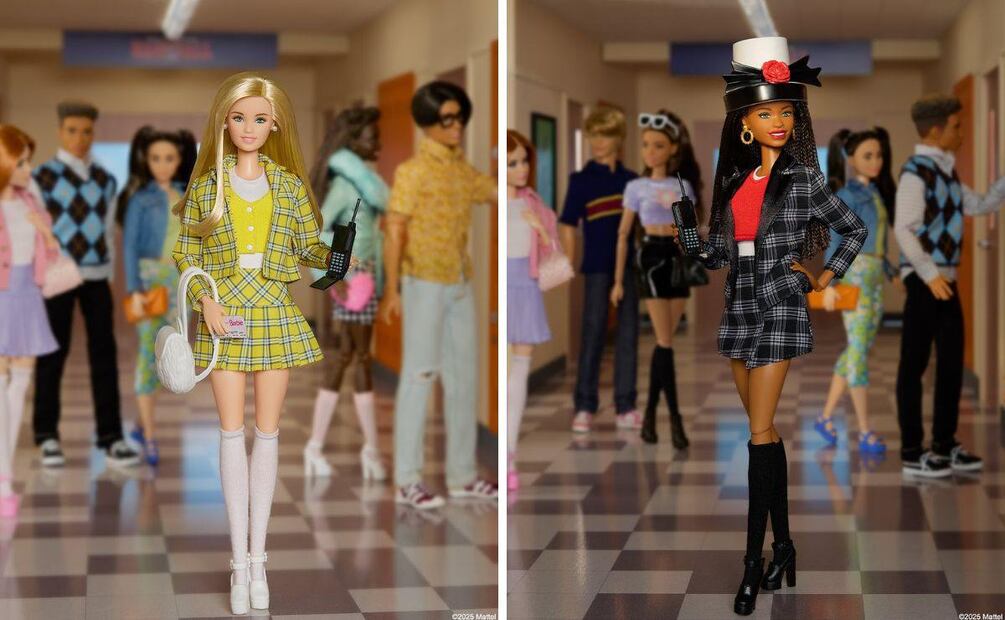 La muñeca Barbie luce la estética de "Clueless". Foto: Especial. Mattel