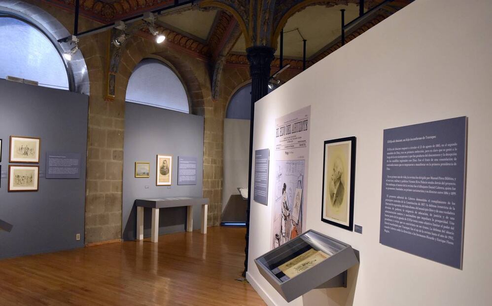 La adecuada iluminación es parte fundamental de todo museo. Aquí el interior del Museo del Estanquillo y tan solo algunos de los objetos que ahí se exponen. Foto: Eduardo Castañeda/ EL UNIVERSAL.