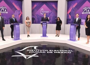 Entre guerra de declaraciones y ataques, así se vivió el debate entre candidatos a la alcaldía Miguel Hidalgo