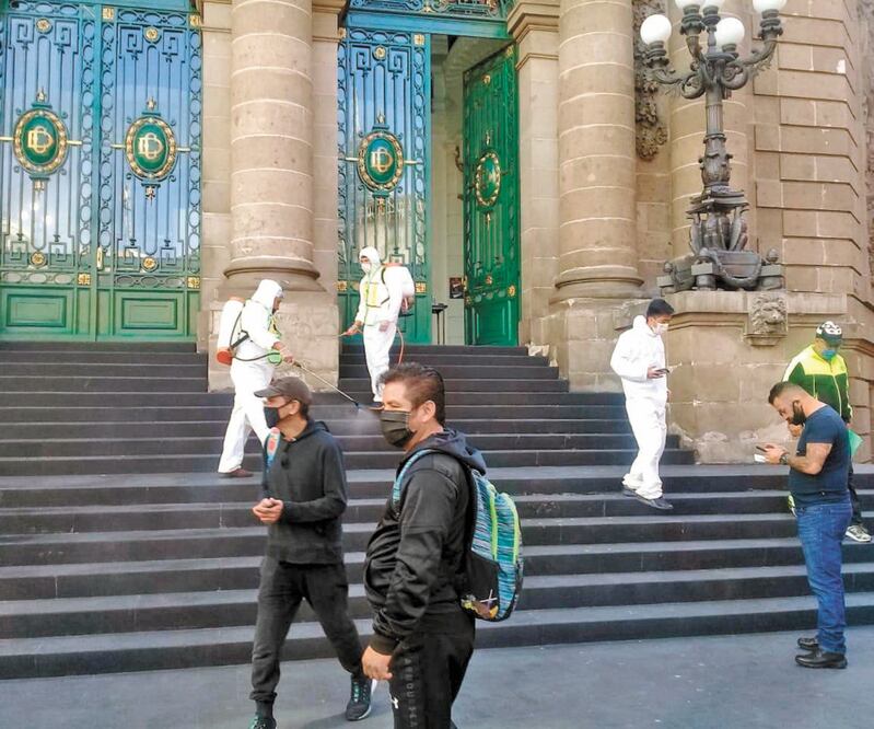 Al limpiar el recinto de Donceles, se garantiza la salud de los legisladores, señaló la presidenta de la Mesa Directiva. Foto: ESPECIAL