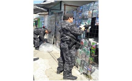 Aseguran más de 3 mil DVDs falsos en Yucatán
