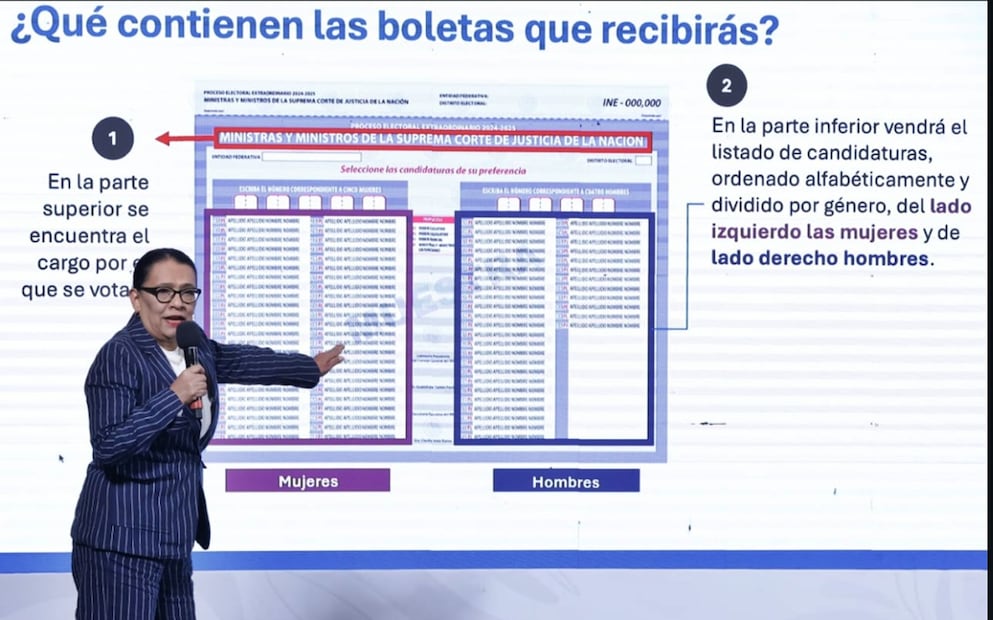 La secretaria de Gobernación, Rosa Icela Rodríguez, aseguró que se va a garantizar la verdad, justicia y atención ante reuniones con personas buscadoras de familiares desaparecidos. Foto: Fernanda Rojas/EL UNIVERSAL