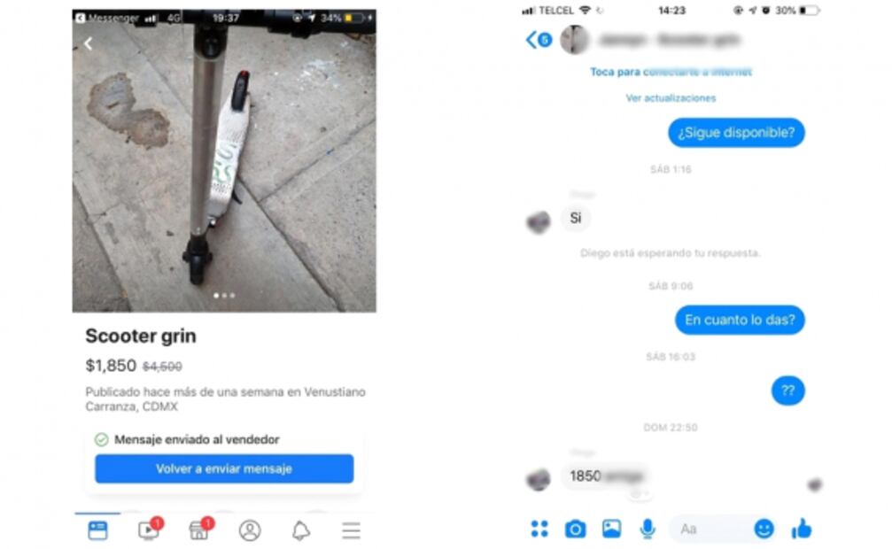 Así anulan GPS en scooters robados que venden en redes