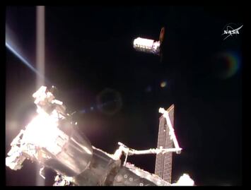 Llega nave de suministro a la Estación Espacial Internacional