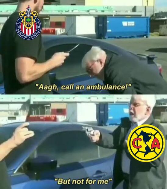 América goleó a Chivas; los MEMES se burlan del equipo rojiblanco por su actuación