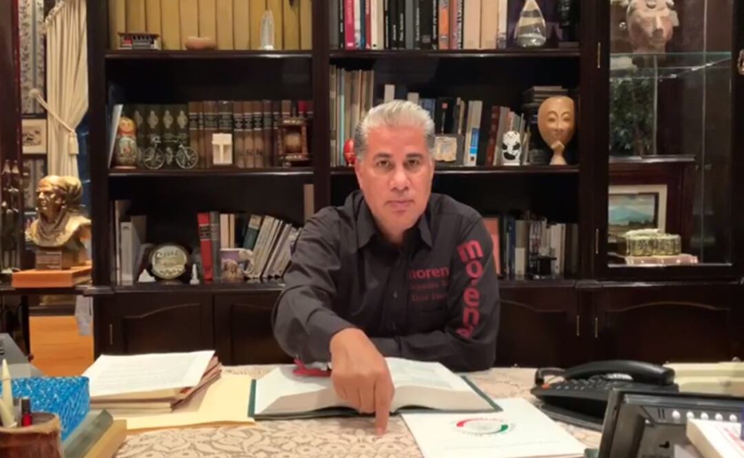 Senador de Morena, Alejandro Rojas Díaz Durán / Captura de video