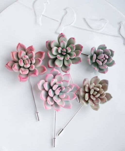 Accesorios en forma de suculentas que las plant ladies amarán