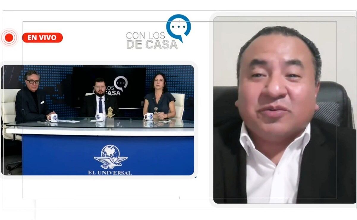 David Saucedo y Víctor Hernández, expertos en seguridad en Con los de Casa (25/03/2026). Foto: Julio Suárez / EL UNIVERSAL