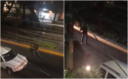 Asalto desata una balacera en la Condesa
