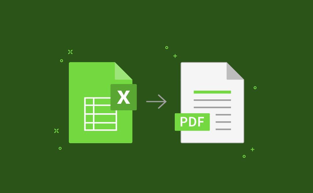 Excel a PDF. Fuente: Producción El Universal