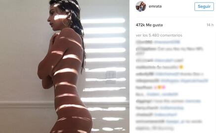 Emily Ratajkowski impacta con nuevo desnudo
