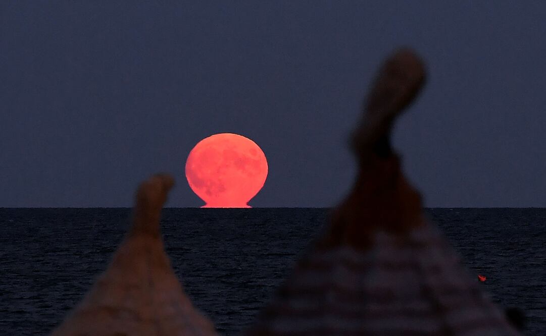 La Luna llena nos cautivó en agosto, ¿qué sorpresas podemos esperar en septiembre? Foto: Tiziana FABI / AFP