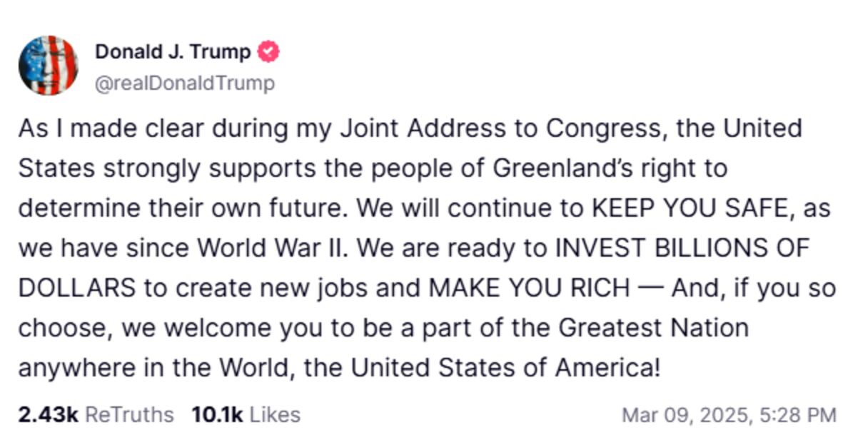 Donal Trump vía Truth Details