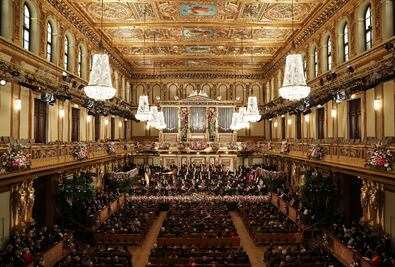 Tras confinamientos, Concierto de Año Nuevo de Viena recibe al público presencialmente 