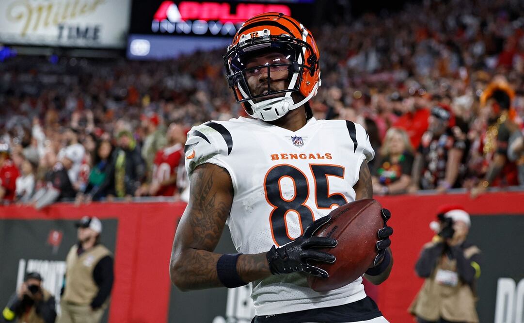 Tee Higgins en el Raymond James Stadium / Foto: AFP