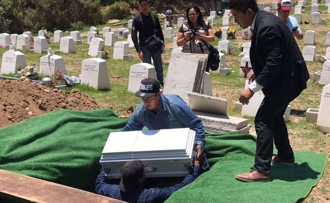 De los ocho niños que ya están sepultados en Parque Memorial. Foto: Rebeca Jiménez. EL UNIVERSAL