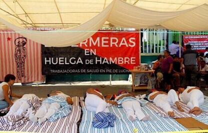 Enfermeras anuncian sutura de labios en Chiapas