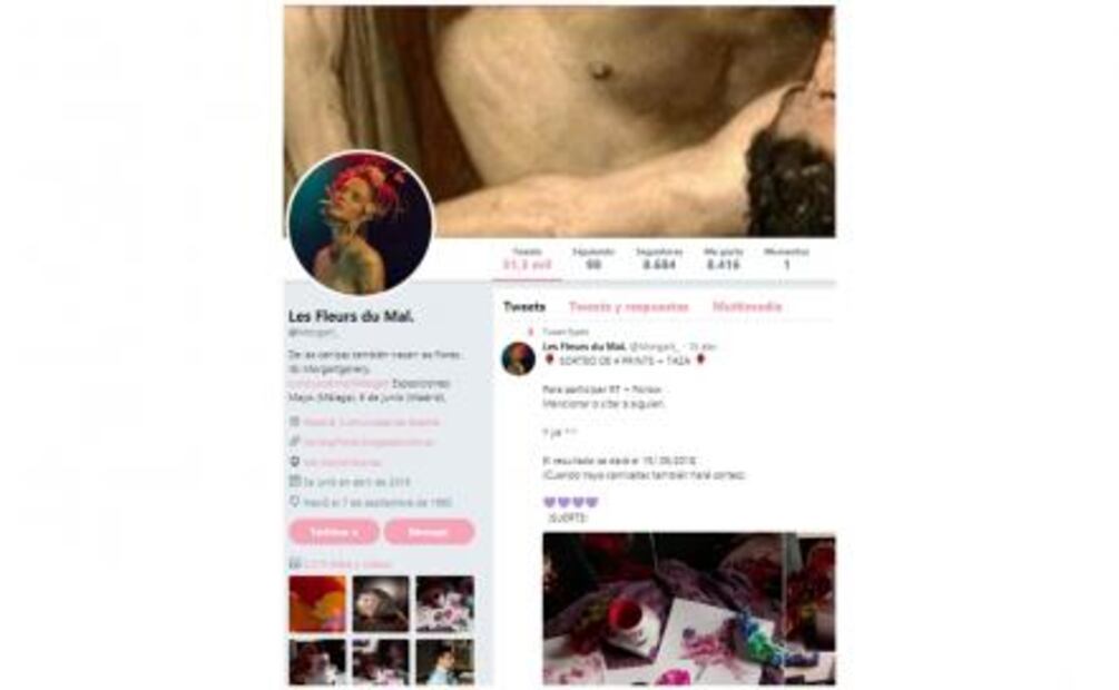 Redes sociales: galerías de nuevos artistas