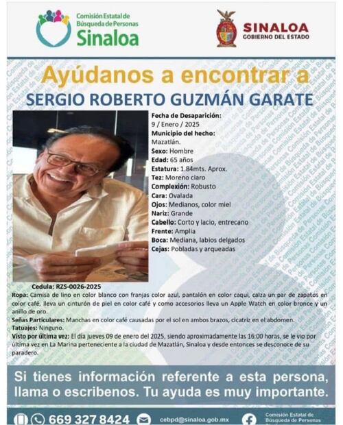 Foto: Comisión Estatal de Búsqueda de Personas