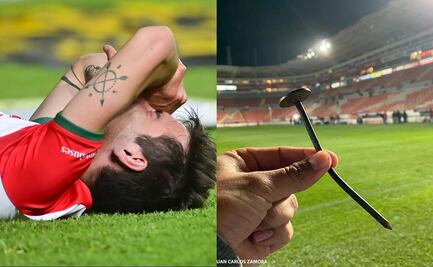 El impresionante clavo que provocó la lesión de Unai Bilbao, jugador de Necaxa