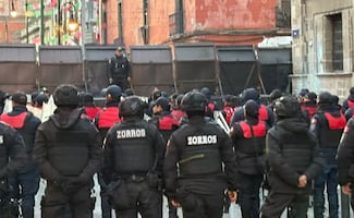 A un día de la marcha de la Generación Z, refuerzan seguridad en el Zócalo capitalino; colocan barricadas de concreto