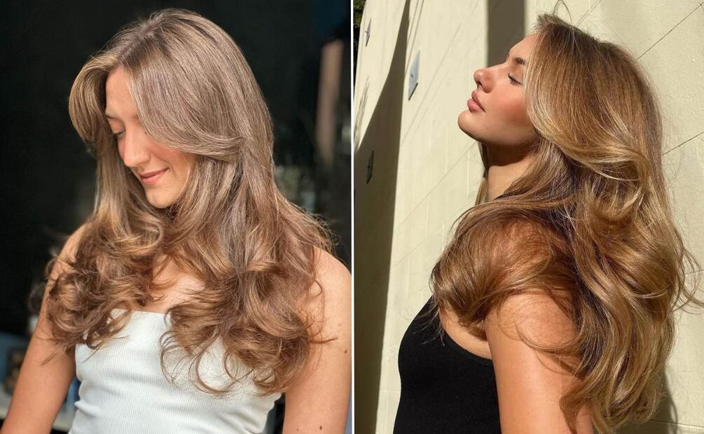 Corte mariposa. Foto: Instagram @quecolours / @kajahairdresser