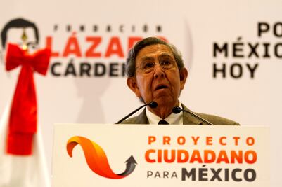 Trump estará loco, pero a los locos se les amansa: Cuauhtémoc Cárdenas