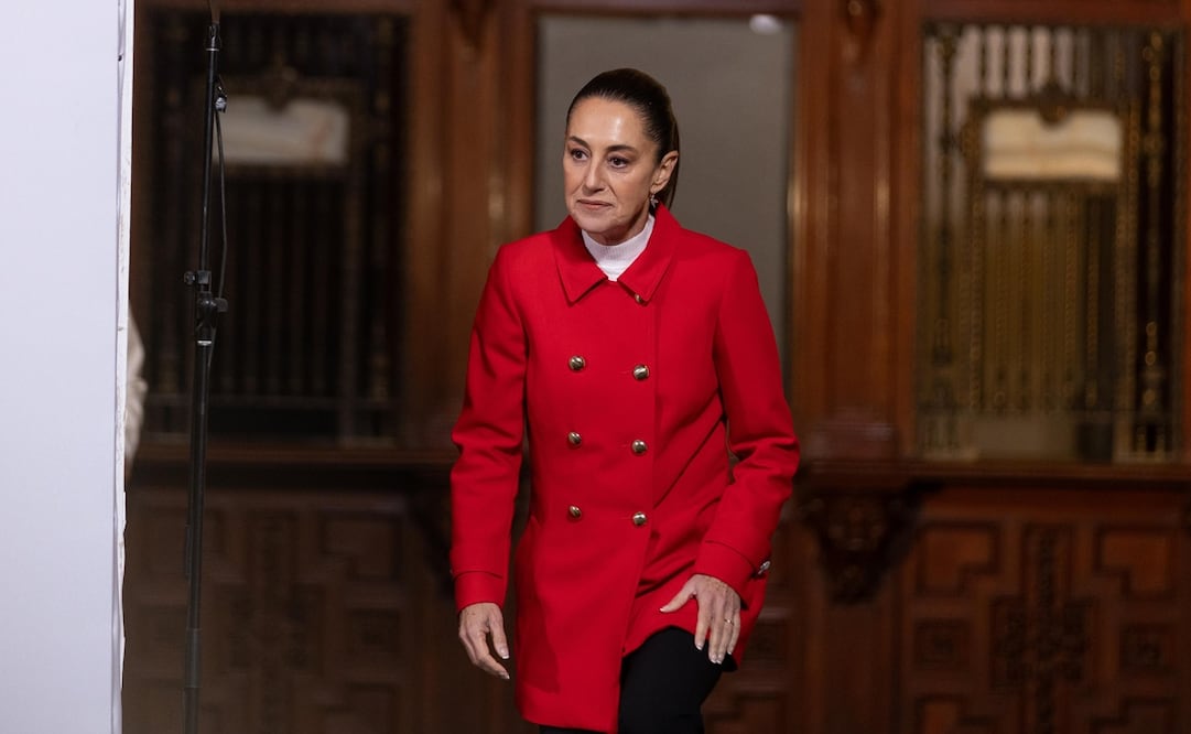 Sheinbaum Pardo informó que ya se trabaja para que migrantes accedan a programas sociales. Foto: Hugo Salvador / EL UNIVERSAL