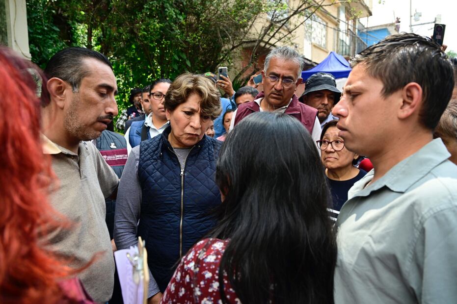 Gobierno de Edomex busca construir casas para familias afectadas por el deslave en Jilotzingo (17/09/2024). Foto: Especial