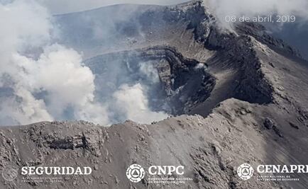 Baja actividad del Popocatépetl mantiene semáforo en Amarillo Fase 3