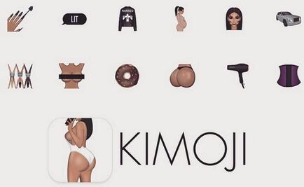 Kim Kardashian lanza sus propios "emojis"