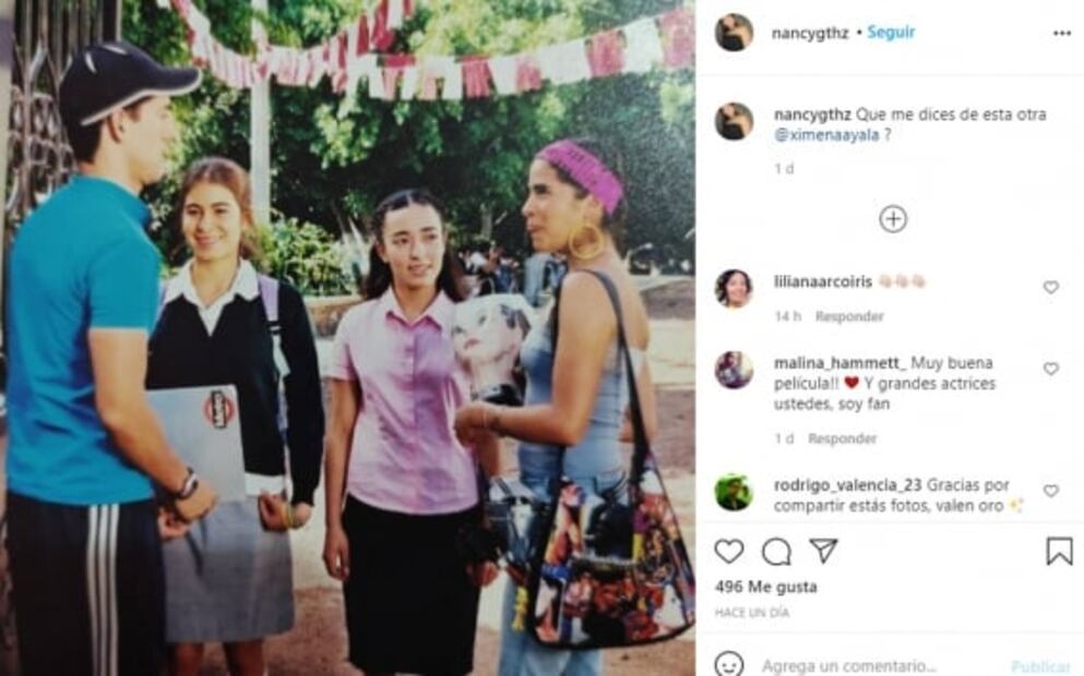 Nancy Gutiérrez compartió su "perfume" a estudiantes