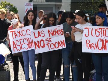 Protestan para exigir justicia por Camila "N", niña de 8 años hallada sin vida en Taxco, Guerrero