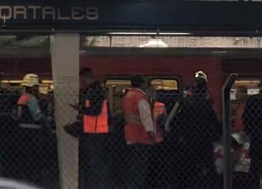 Muere mujer tras impactarse con vagón en estación Portales de Línea 2 del Metro