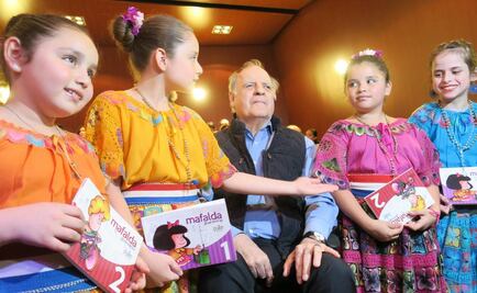 Quino saluda a Mafalda en guaraní