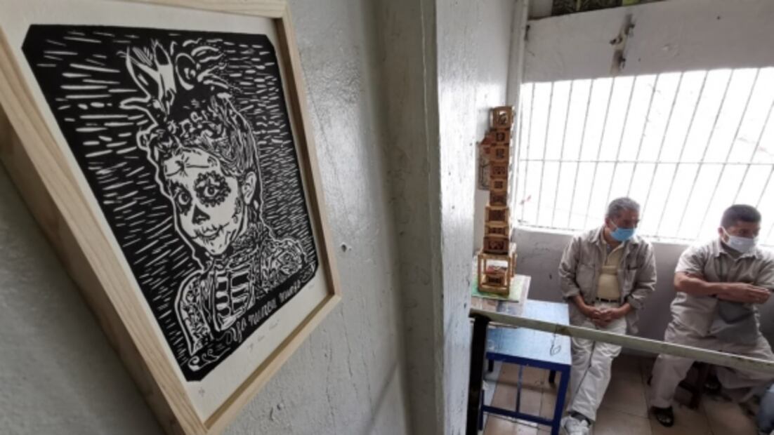 Cumple taller Gráfica Siqueiros tres años trabajando con internos de penal en Oaxaca