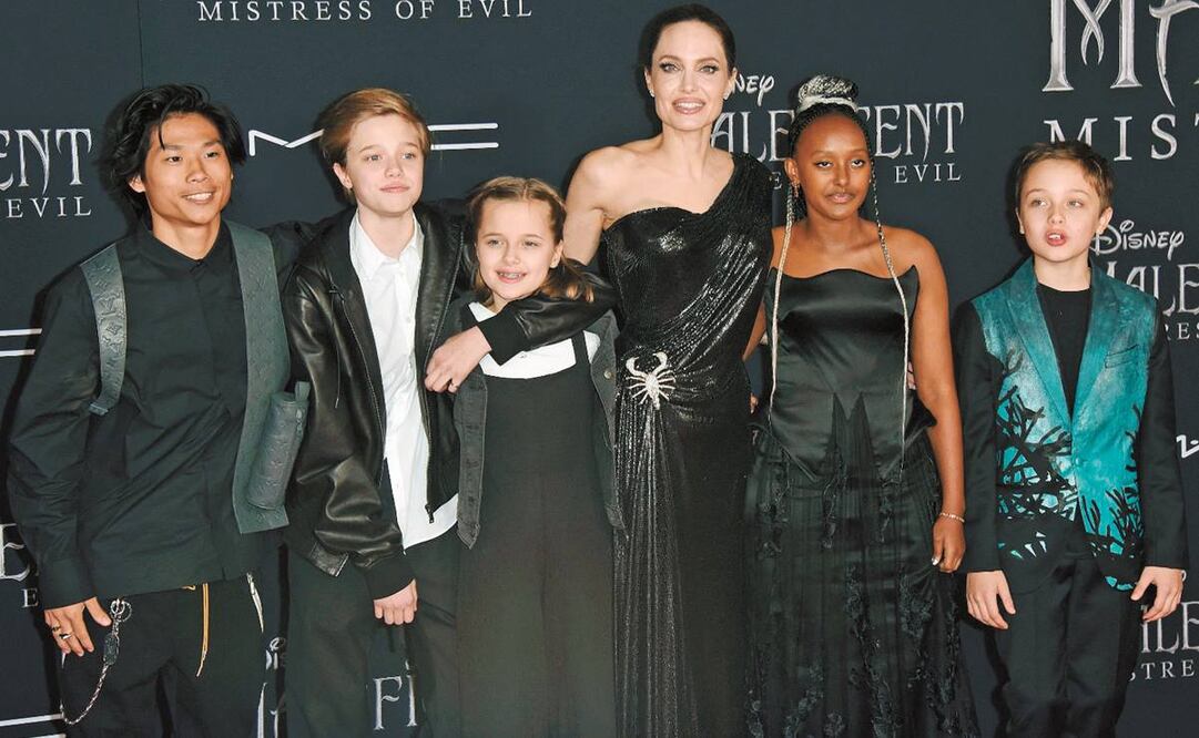 En solo seis años, Angelina Jolie conformó a su familia con Maddox, Pax, Zahara, Shiloh, Vivienne y Knox.