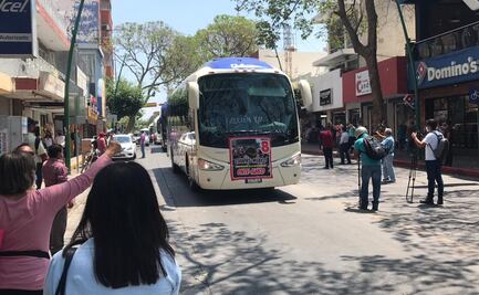 Maestros de Chiapas inician caravana motorizada hacia la CDMX