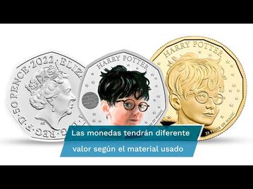 Reino Unido lanza 4 monedas de Harry Potter, todas de curso legal