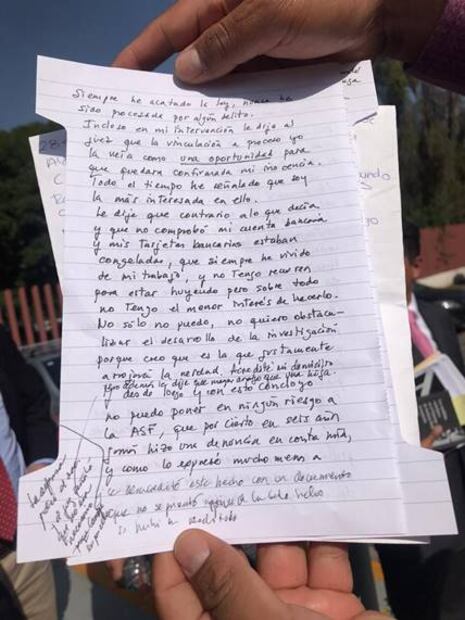 Rosario Robles pide que se le revoque la prisión preventiva