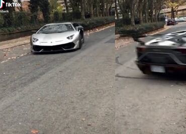 Viral: Lamborghini hace increíble maniobra para escapar de la policía