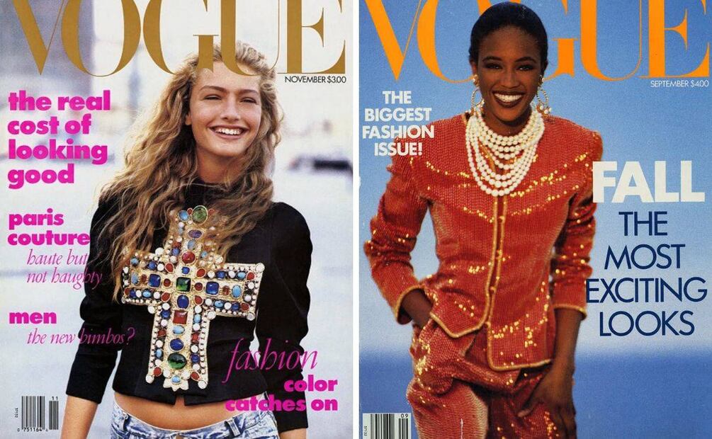 La primera portada de Anna Wintour como editora en jefe de Vogue US fue fotografiada por Peter Lindbergh. Foto: Vogue