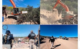 Autoridades clausuran mina de oro irregular en Baviácora, Sonora; hubo denuncias ciudadanas por saqueo de recursos naturales
